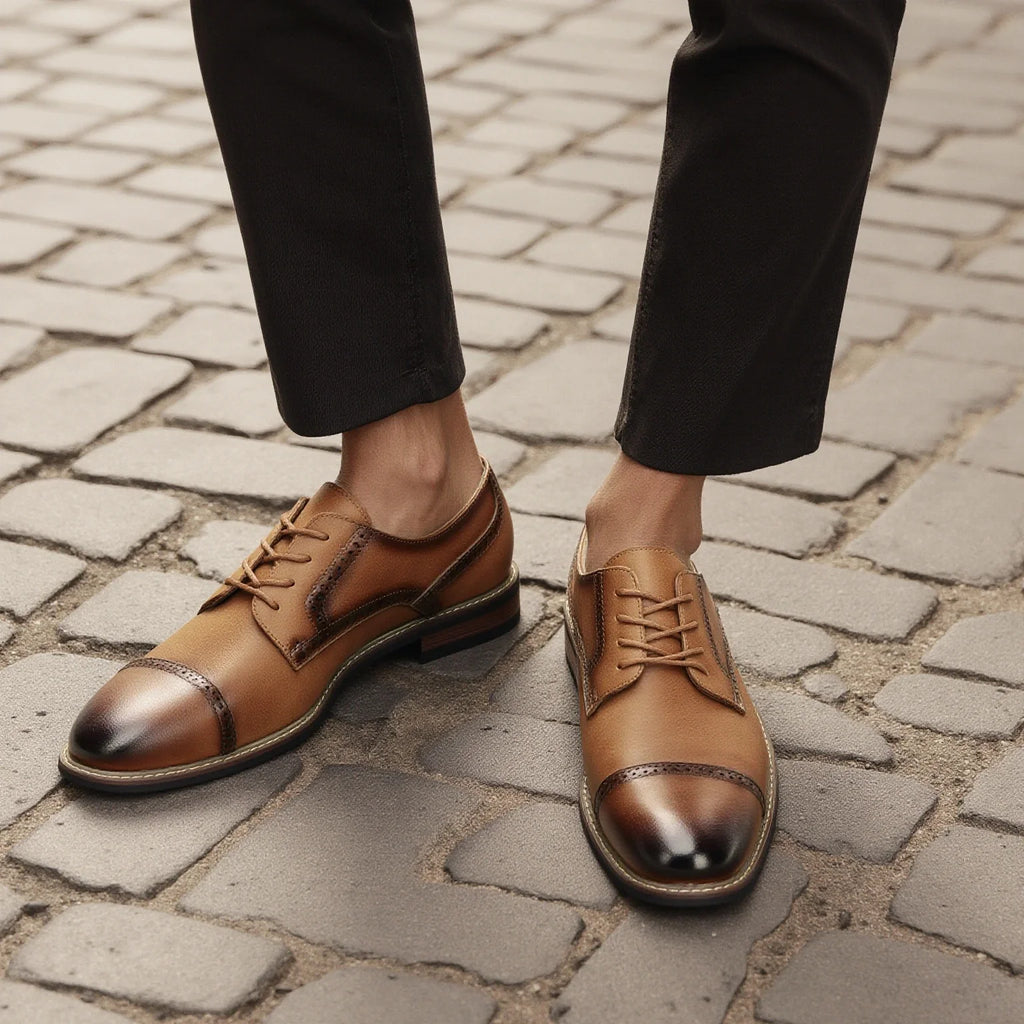 Herrenschuhe Komfortabel Stilvoll Business Gentleman Herren Lederschuhe