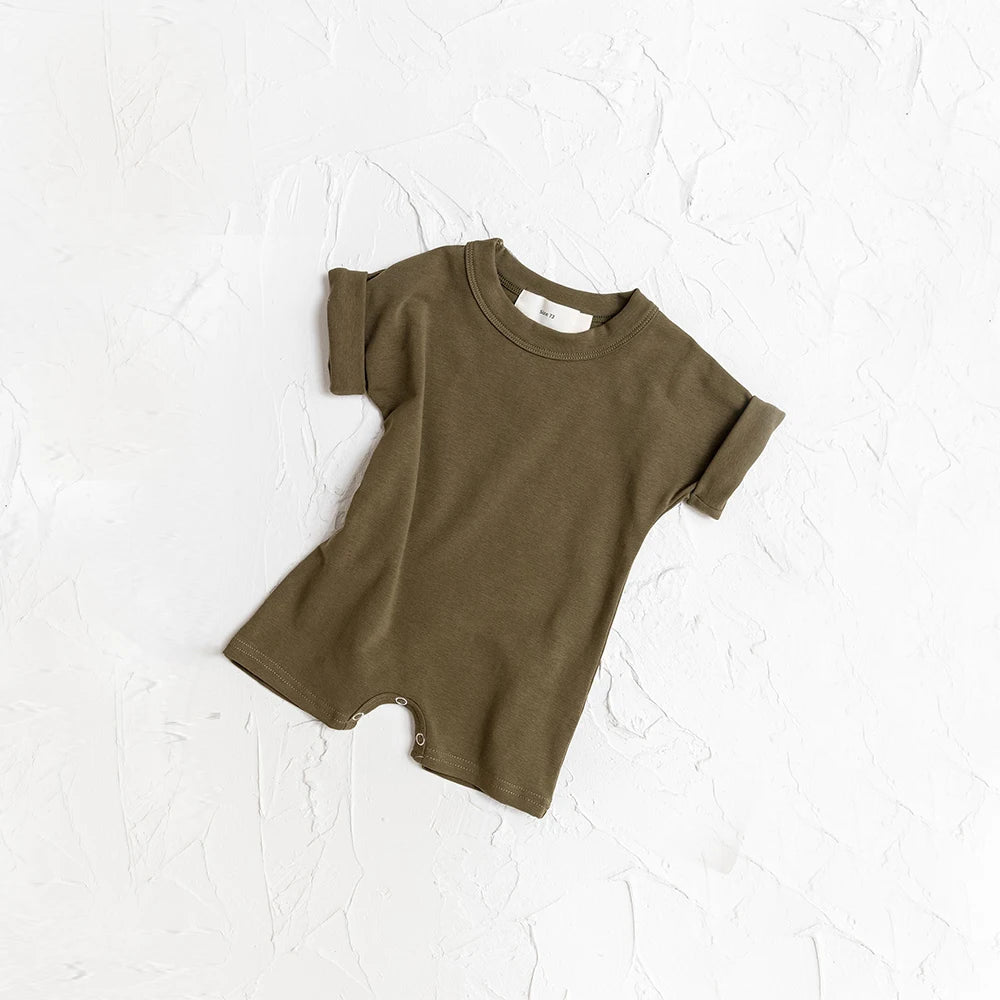 Sommer Baby Casual Kleidung Set Kinder Weiche Einfarbig Casual Kurzarm T Shirt + Shorts Kinder Mädchen Jungen Outfits mädchen Kleidung