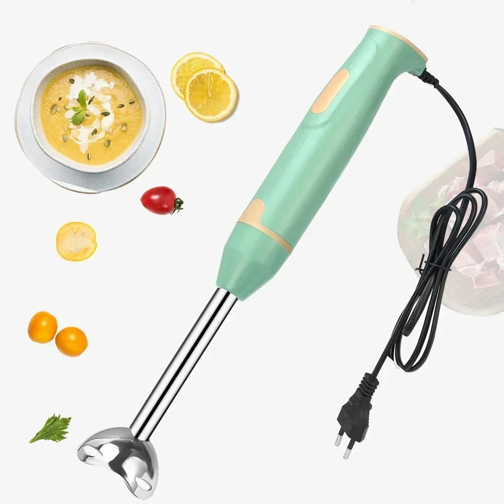 HOMEFISH Stabmixer Elektrischer Lebensmittel- und Gemüsezerkleinerer Handmixer für Smoothies und Saucen