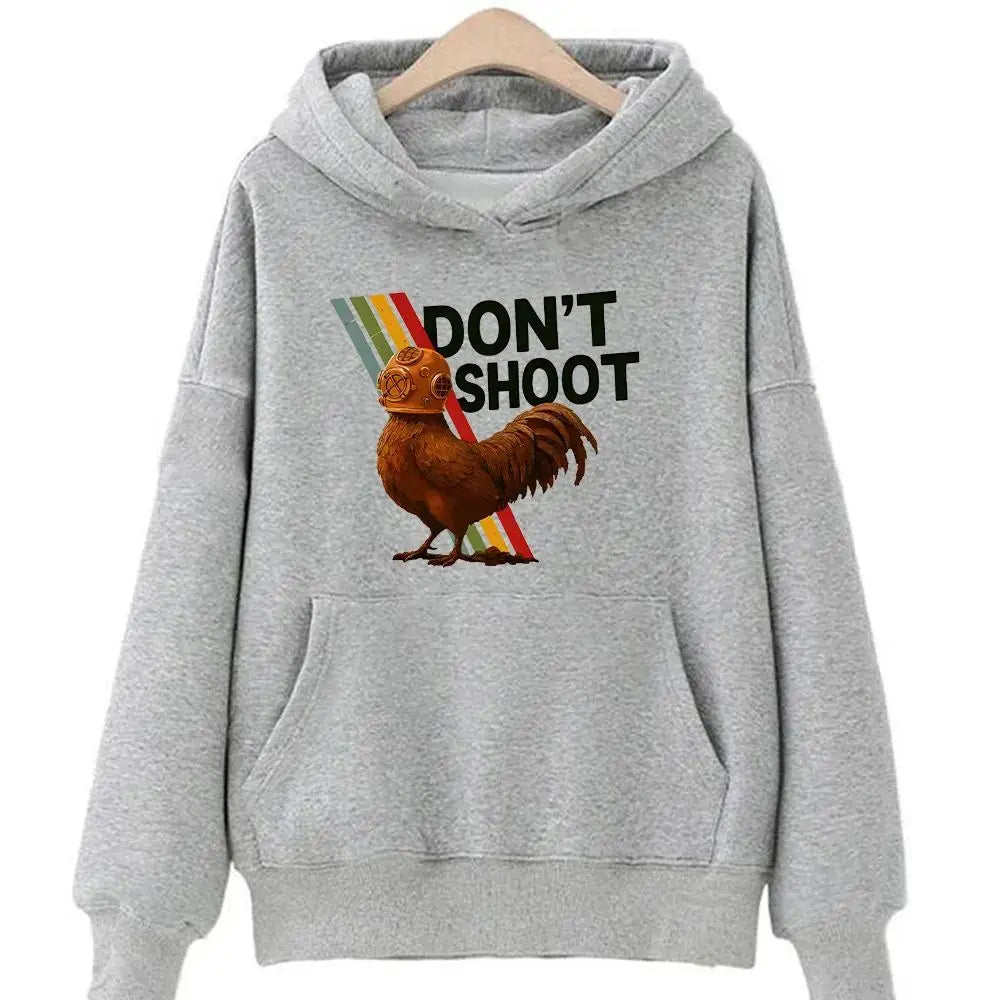 Hip Pop Harajuku Hoodies Don't Shoot Arc Hoody ARC Raiders Hoodies Gamer Geschenk Sweatshirt Arc Raiders Inspirieren Pullover Unisex