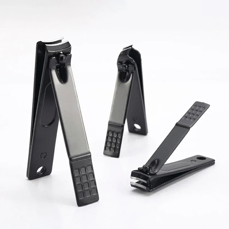 1/3 Stück Schwarze Nagelknipser aus Edelstahl, Nagelschere für dicke Nägel, Zange für Zehennägel und Fingernägel, Professioneller Maniküre-Trimmer