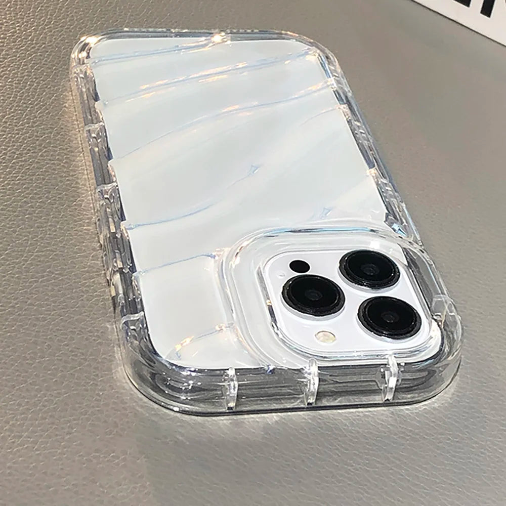 Transparente Handyhülle für iPhone 17 Pro Max 16 13 11 15 14 12 Air 7 8 Plus X Xs XR 17Promax Silikon Stoßfeste Schutzhülle
