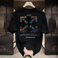2026 Neue Modische Streetwear Hochwertige Blumenmuster T-Shirts für Damen und Herren - Locker Geschnitten, 100% Baumwolle Kurzarm