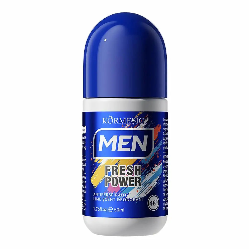Herren Roll-on Deodorant Antitranspirant 48H Langanhaltender Frischer Limettenduft Schweißschutz Körperduft Geruchskontrolle