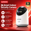 Lenovo 3K HD Indoor PTZ WLAN-Sicherheitskamera mit Auto-Tracking, Zwei-Wege-Audio, Farbnachtsicht und 360°-Ansicht °   Drahtloser Babyphone mit Schwenk- und Neigefunktion
