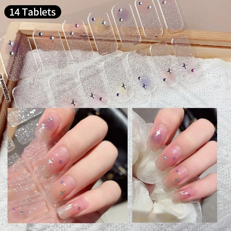 16 Tipps weinrote Nagelaufkleber, langlebig, einfarbig, volle Nagelfolien, selbstklebender Slider, Nagelkunst, DIY-Aufkleber, Maniküre-Dekor