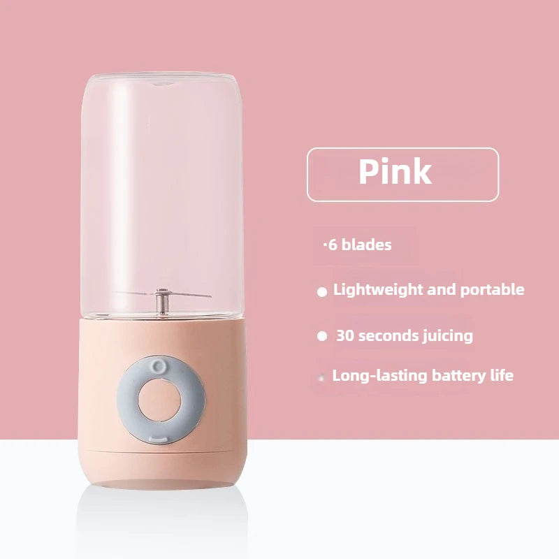 500 ml Elektrische Entsafter Tragbare Smoothie Mixer 6 Messer Mini Mixer USB Drahtlose Wiederaufladbare Mixer Entsafter Tasse Für Reise