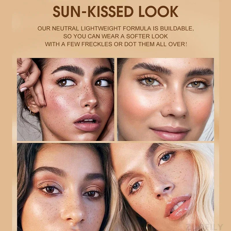 1 Stück Natürlicher Sommersprossen-Stift Schnell Trocknend Wasserfest Lebensechte Künstliche Sommersprossen Langanhaltend Nicht-verblassend Punktmarker-Stift Damen Make-up Kosmetik