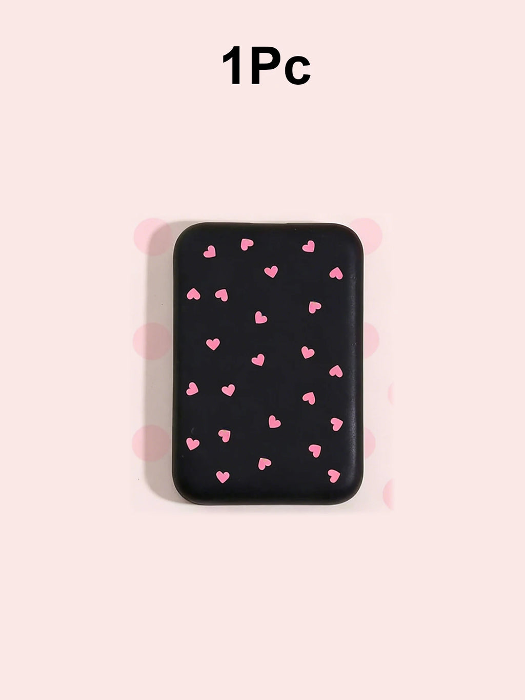 2er-Set Herzförmige Powerbank-Schutzhülle, kompatibel mit A2384 1460mAh Akku, passend für iPhone 17/16/15/14 Serie, kabellose Lade-Schutzhülle, weiche TPU Anti-Sturz-Schutzhülle, süßes Geschenk für Frauen (nur die Hü