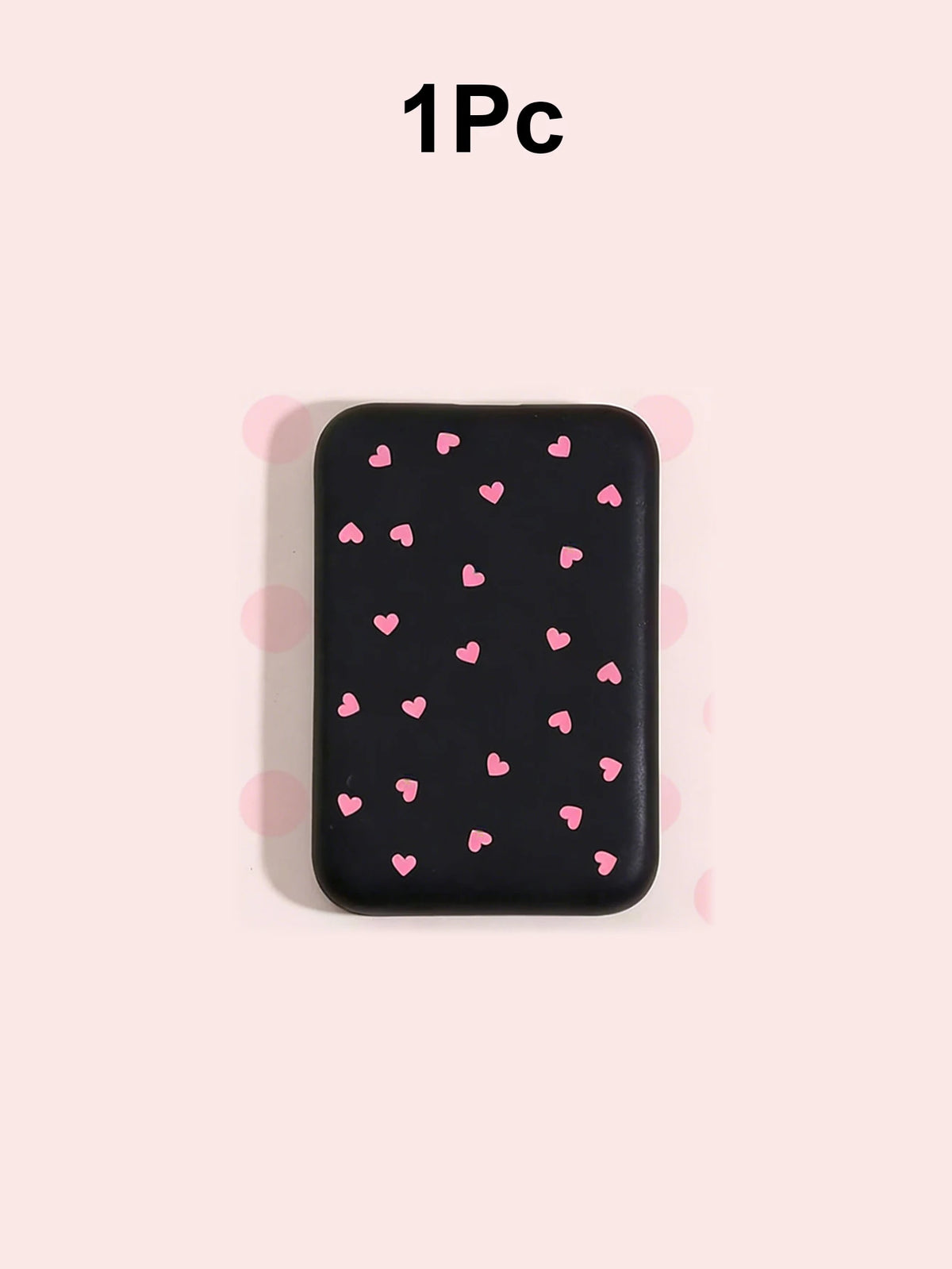 2er-Set Herzförmige Powerbank-Schutzhülle, kompatibel mit A2384 1460mAh Akku, passend für iPhone 17/16/15/14 Serie, kabellose Lade-Schutzhülle, weiche TPU Anti-Sturz-Schutzhülle, süßes Geschenk für Frauen (nur die Hü