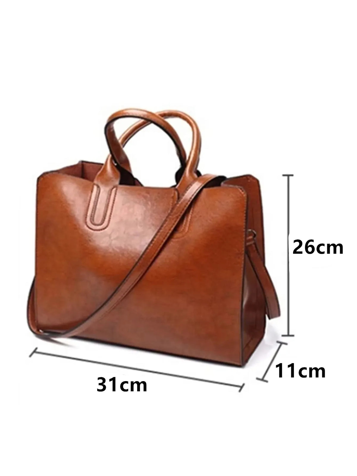 Damen handtaschen Einkaufstasche weiches Pu Leder Retro Designer große Kapazität lässig Damen Schulter Umhängetasche