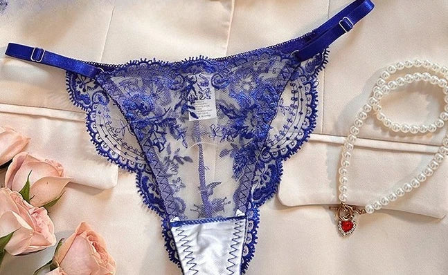 Spitzen-Stickerei-BH-Set mit ultradünnen Cups, transparente Mesh-Nachtwäsche für Frauen mit großer Oberweite, S-XL, Push-up, 32-38