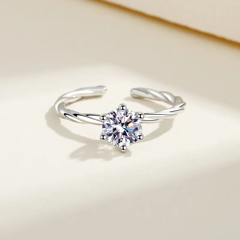 Neuer Ring aus 925er-Sterlingsilber, 5A-Zirkon, Top-Qualität für Frauen, Hochzeit, Luxus-Schmuck, Verlobungsring, Party, modischer Ring