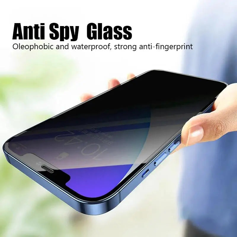 1–5 Stück Full Cover Anti-Spionage-Displayschutz aus gehärtetem Glas für iPhone 15 14 13 12 11 16 17Pro MAX 16Pro XS Max XR