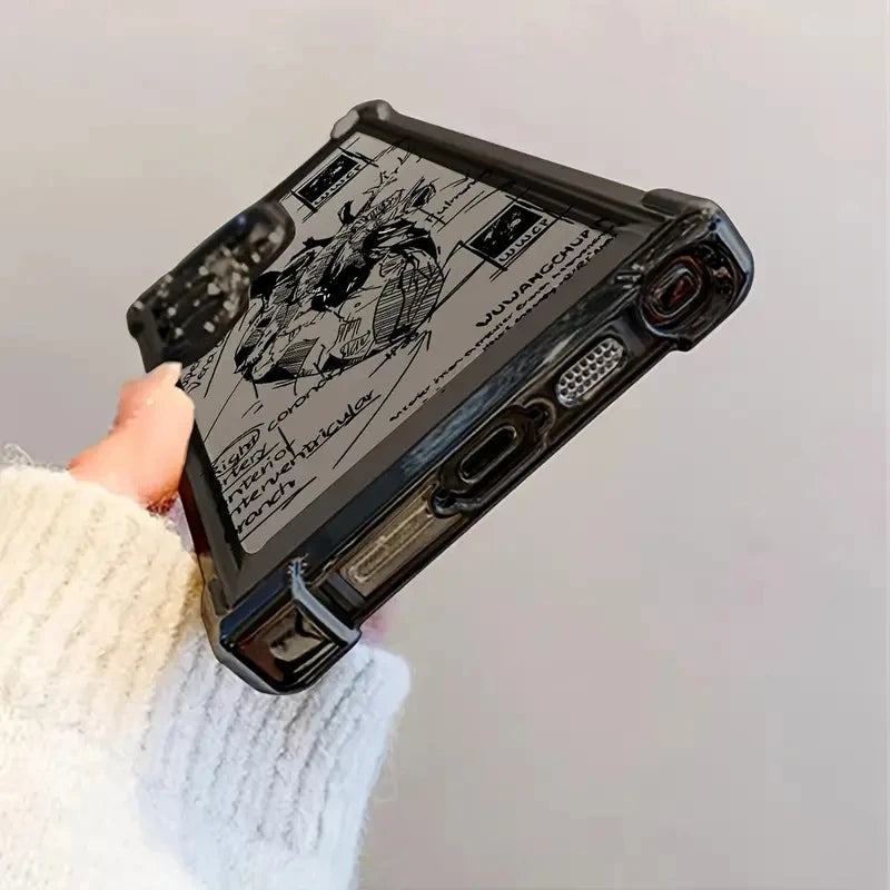 Kreative Herzmodell-Handyhülle für Samsung Galaxy S26 S25 S24 Ultra S23 S22 S21 FE A56 A55 A54 A35 Cover