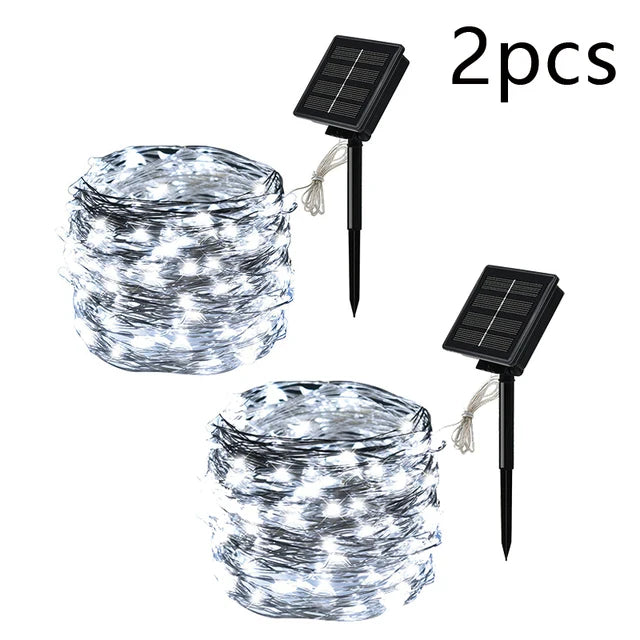 32M 300Leds Im Freien Wasserdichte Solar-Led-Licht Outdoor Girlande Solar Power Lampe Garten Lichter Weihnachten Party Garten Dekoration