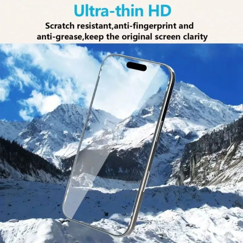 2 Stück Displayschutzfolie für iPhone 11 12 13 14 15 16 17 Pro Max Plus Mini Gehärtetes Glas für iPhone 16 15Plus XR XS Glasfolie