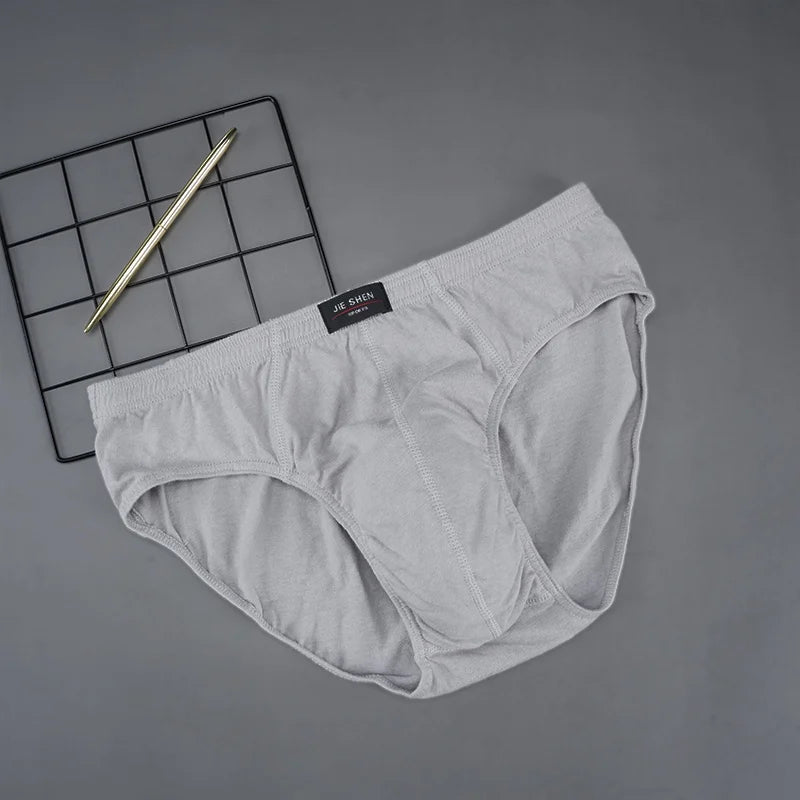 Männer 100 % Baumwolle Atmungsaktive Slips Bequeme Männliche Unterwäsche Dessous Höschen Unterhosen Plus Größe XL -5Xl