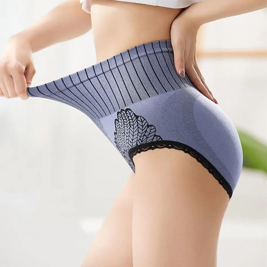 Neue Weiche Dehnbare Nahtlose Hochtaillierte Slips Damen Shapewear Unterwäsche Atmungsaktiv Komfortabel Täglich Tragbar Übergröße Damenunterhosen