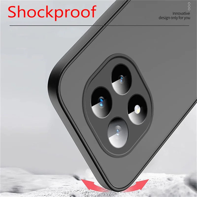 Transparente Schutzhülle für Xiaomi Redmi Note 15 14 13 Pro Plus Stoßfeste Handyhüllen für Redmi Note 15 Pro 5G 4G Matte Abdeckung
