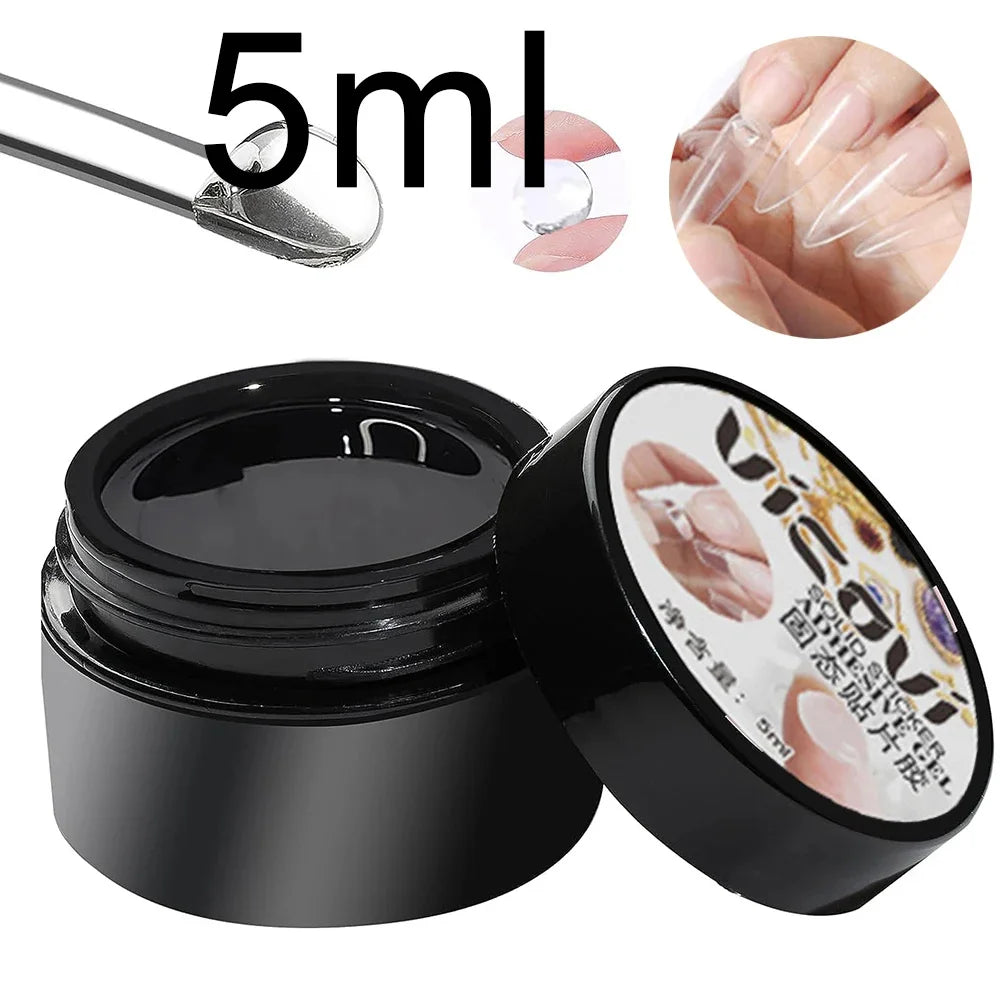30 g Nagelkleber für Acrylspitzen/Press On Nails Kleber Super Bond Gel Nail Art Kleber Langlebiger Kleber Falsche Nägel Verlängerung