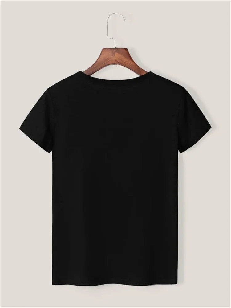 Maycaur Atmungsaktive Neue Frauen Kurzarm T-shirt Druck T-Shirt Multi Reine Farbe T Shirt Mode Sport Atmungsaktive T-shirt Weibliche