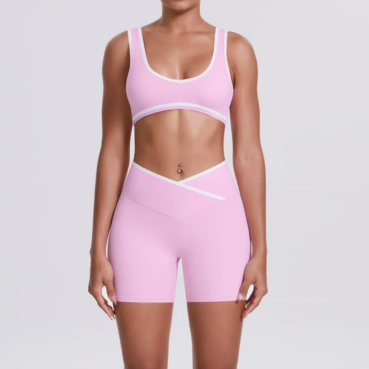 Frauen Zwei Stück Gym Workout Set Weiblichen Bh Yoga Sets 2ps Shorts Fitness Tragen Frauen Quick-Dry Leibchen Sport bh Anzüge