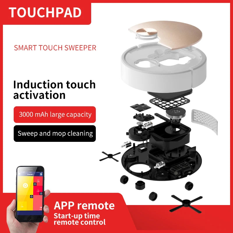 Neue ES06 Roboter Staubsauger APP Drahtlose Reinigung Maschine Smart Fernbedienung Kehren Boden Für Hause Staubsauger