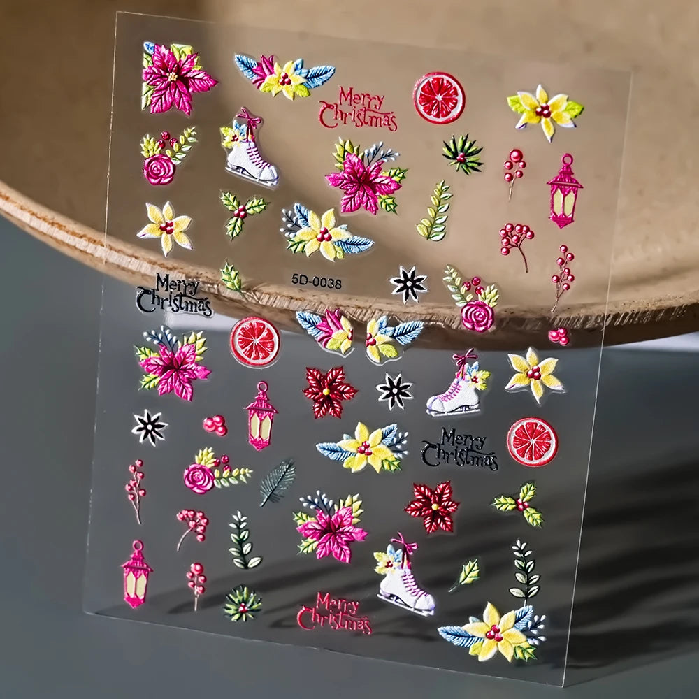 1 blatt Matte Böhmischen Nagel Aufkleber Aufkleber Charme Mandala Blume Maniküre Elegante Stickerei Boho Stil Floral Nail art Dekoration *