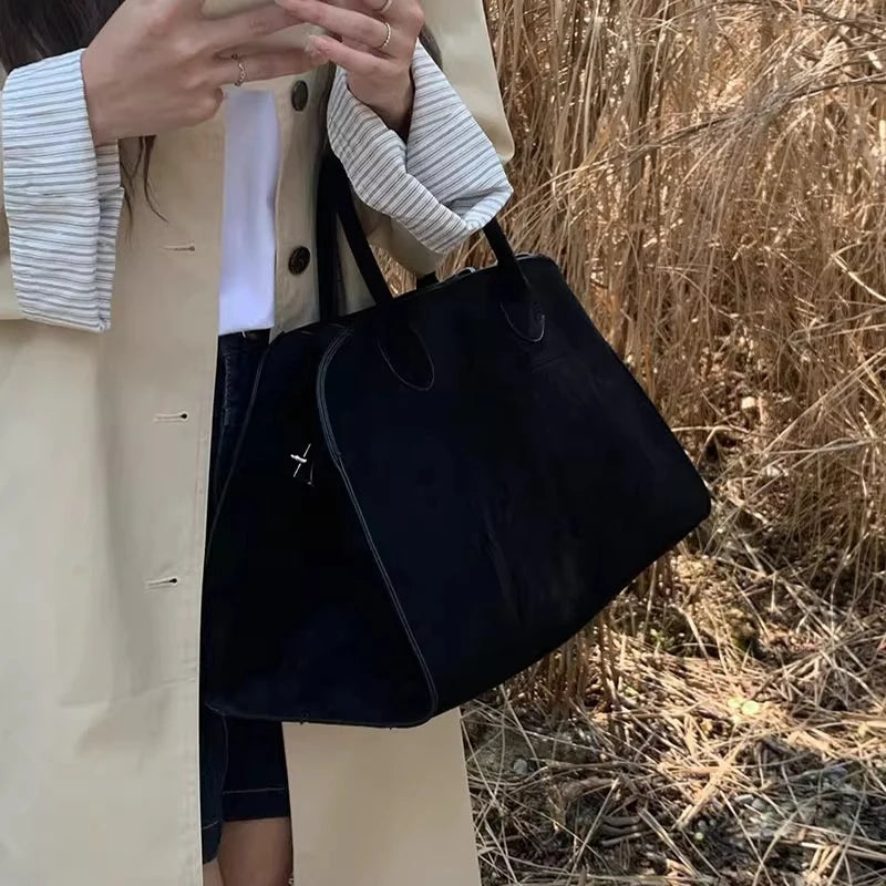Einkaufstasche Damen Neue Herbst- und Winter-High-End-Nischendesign-Schultertasche mit großem Fassungsvermögen Retro-Pendlerhandtasche