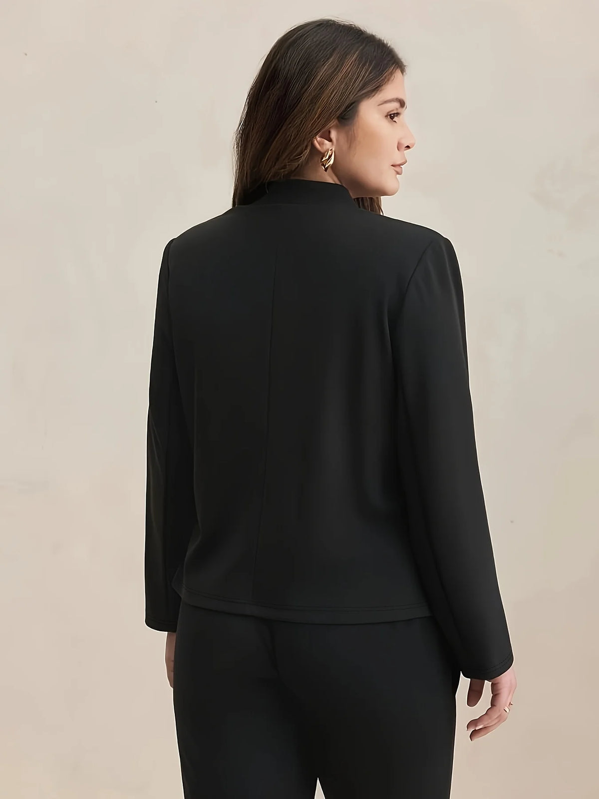 Plus Size Herbst elegante Anzug Jacke Set Büro Dame lässig Frauen Blazer Mantel Hose 2 Stück weiblichen profession ellen Anzug