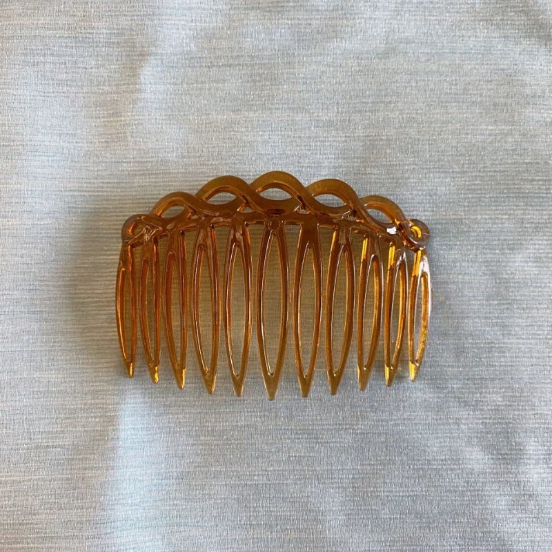 3-Farben-französischer Haarkamm, gerade Clips, Klaue für Frauen, Vintage-Weberei, Haarnadeln für Braut, Hochzeit, Haarschmuck, Haarspangen
