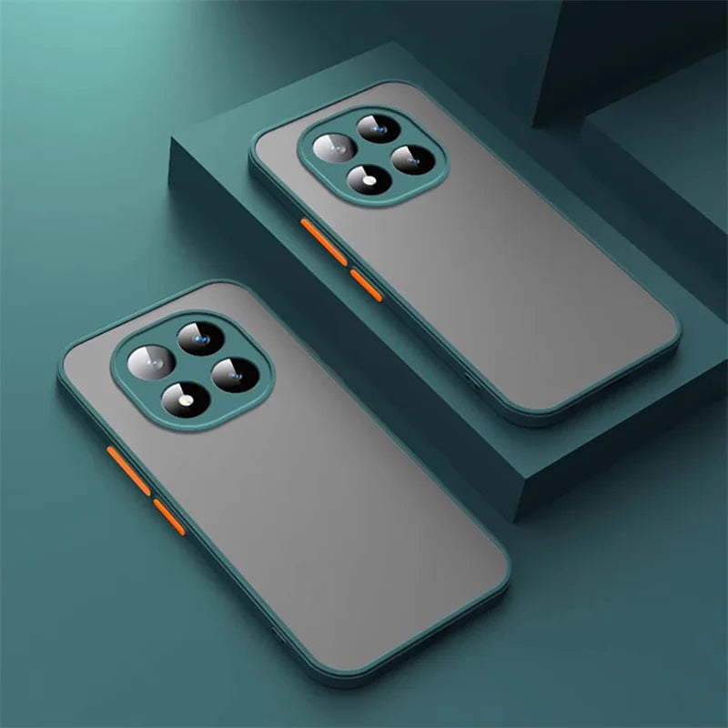 Transparente Schutzhülle für Xiaomi Redmi Note 15 14 13 Pro Plus Stoßfeste Handyhüllen für Redmi Note 15 Pro 5G 4G Matte Abdeckung