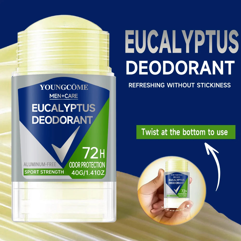 Deodorant für Männer, Roll-on-Flasche, reduziert Schwitzen, Geruchsentferner, Achsel-Körper-Deodorant-Stick, schnell trocknend, langlebig, tragbar, erfrischend