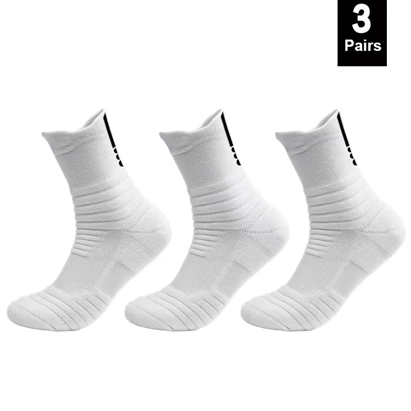 HSS 6/3/1 Paar neue Männer Sport Laufen Fitness Flug kurze Röhre Socken Damen Handtuch unten Basketball Socken einfarbig schwarze Socken