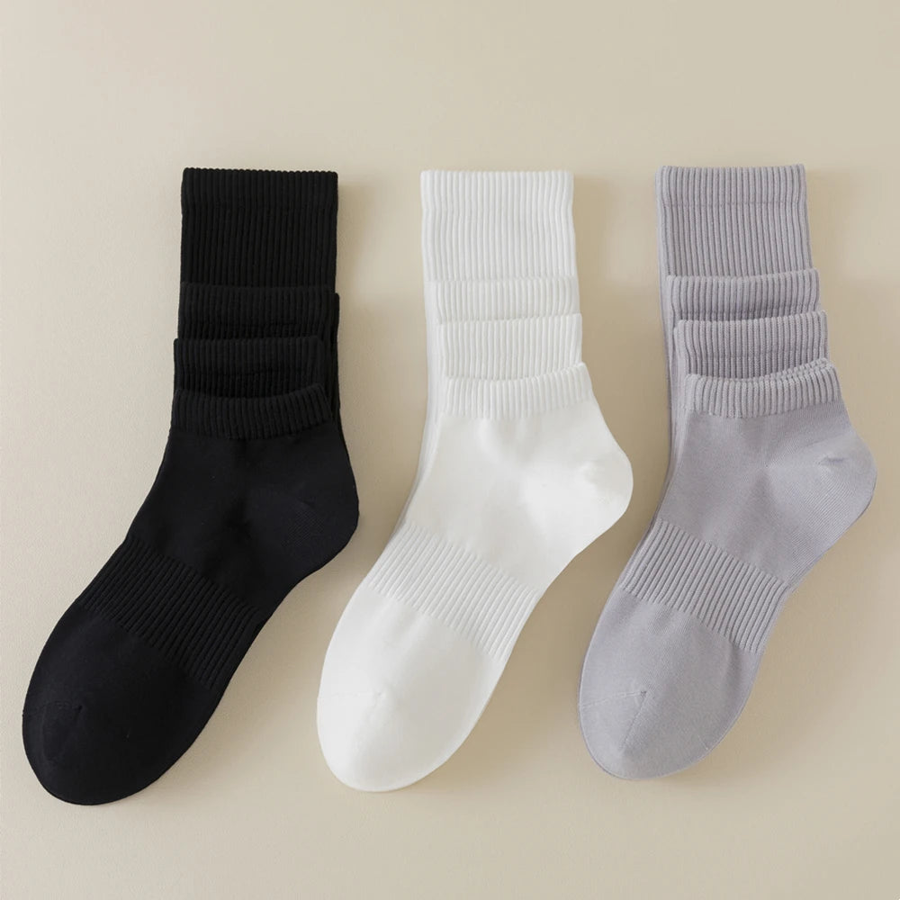 1 Paar Herren-Röhrensocken aus 100 % Baumwolle, 4 Größen, Schwarz, Weiß, klassisch, atmungsaktiv, Absorption, Damen, Sport, Boot, kurze Socken, vier Jahreszeiten