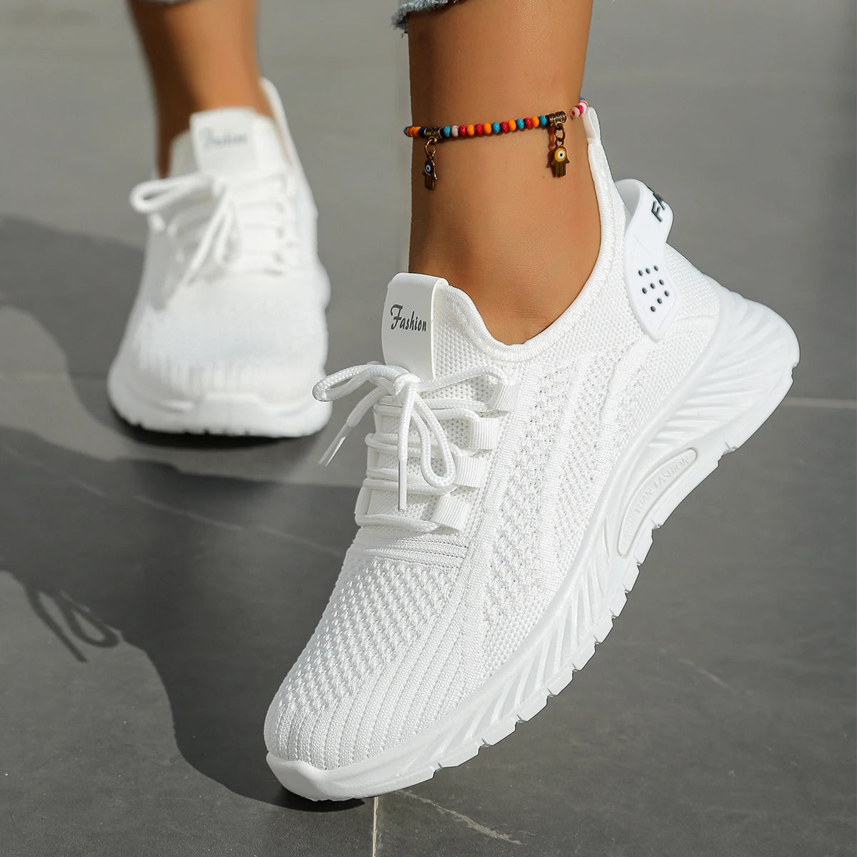 Sommer-Bestseller bei Damenschuhen: Die atmungsaktiven Feizhi Damen-Sportschuhe mit weicher Sohle verwandeln sich in lässige Sportschuhe
