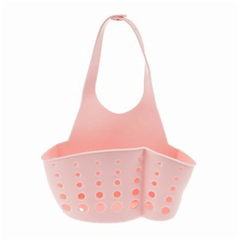 Home Storage Abfluss korb Küchen spüle Halter verstellbare Seife Schwamm Shlf hängen Abfluss korb Tasche Küchen zubehör