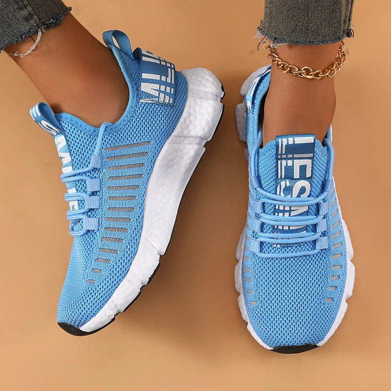 Damen-Wanderschuhe, bequeme Korrektur, atmungsaktives Mesh, modisches Design, geeignete Langstrecken-Walking-Trainingsschuhe
