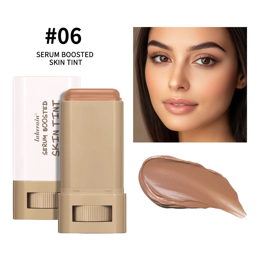 Beauty Balm Serum Boosted Skin Tint Foundation Stick Smooth Plumper High Coverage Travel Bronze Foundation Makeup