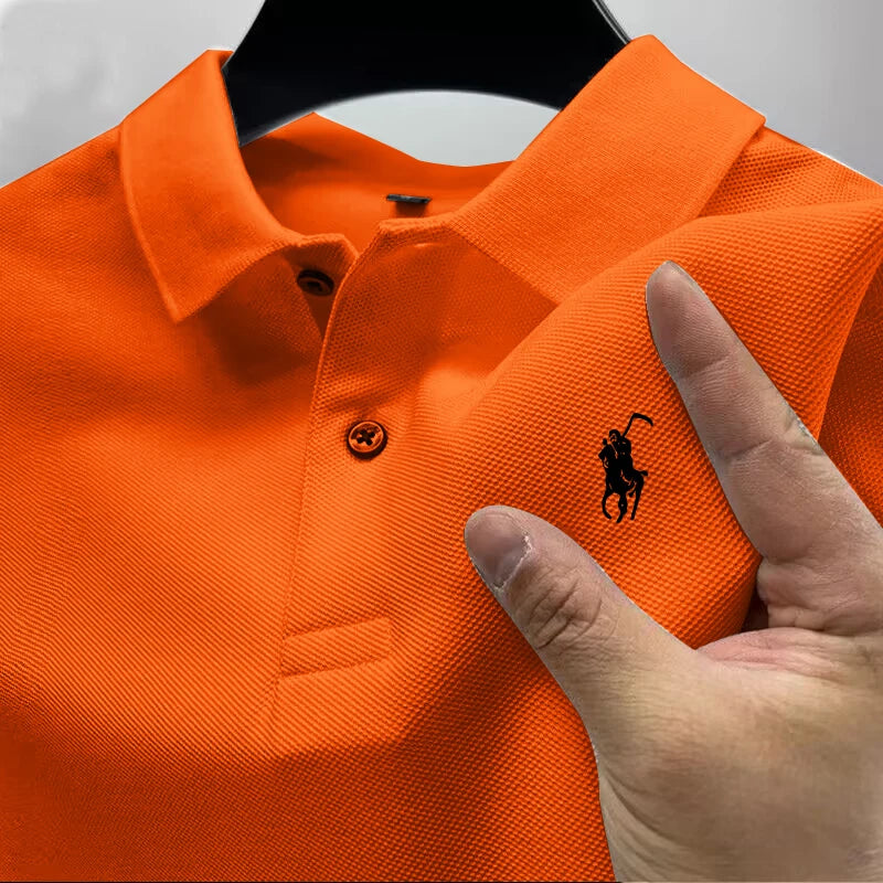 2026 Neues Hochwertiges Herren-T-Shirt Sommer Luxusmarke Street-Trend Freizeit Business Kragen-T-Shirt Ropa Hombre
