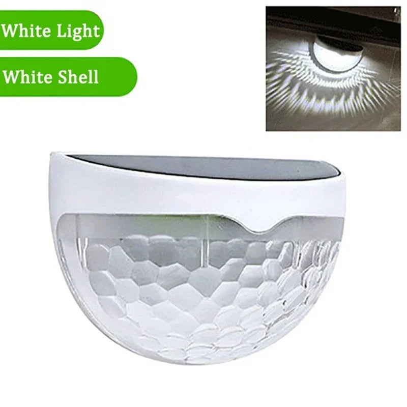 2/4/6/10/12/18/20Pcs Solar Zaun Licht Im Freien Wasserdichte Wand Lampen Girlande Dekoration LED Licht für Garten Schritt Terrasse Treppen