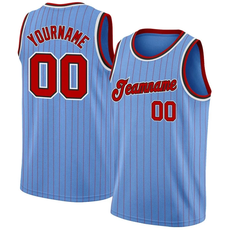 Benutzerdefinierte Name Team Nummer Basketball Jersey Shirts Streifen Muster Sportswear Vintage 3DPrint Sommer Tank Top Weste Drop Shipping