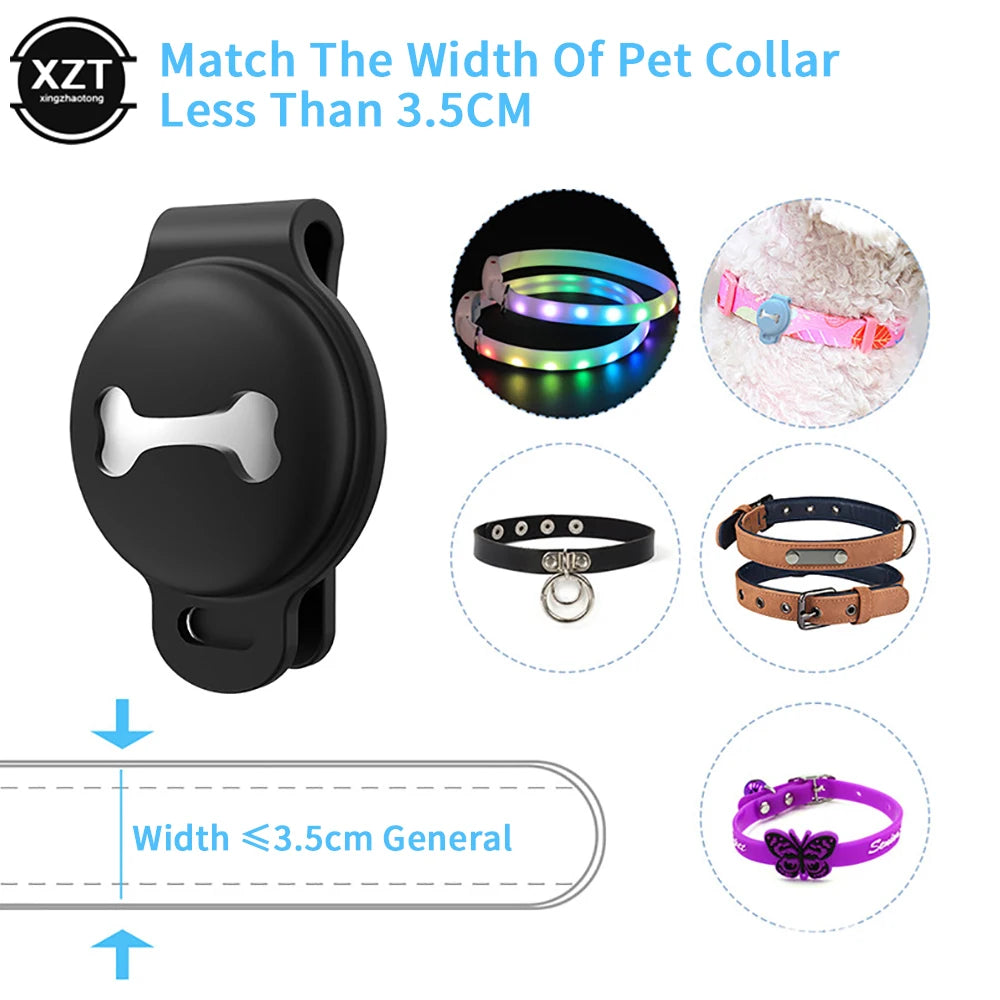 Hund GPS Smart Locator Silikon Hülse Hund Knochen Anti-Verloren Locator Tracker Pet Tracker Tragbare Bluetooth Katze Anti-verloren Rekord