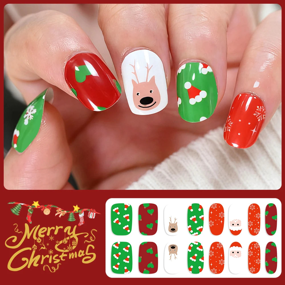 14 Tipps Full Wrap Nagellack Aufkleber Selbstklebende einfarbige Gel-Nagelstreifen Kunst Aufkleber Nicht halbgehärtete DIY Nageldekorationen