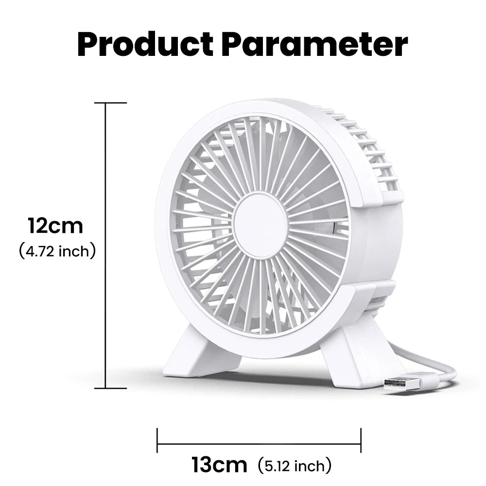 Desktop-Mini-Ventilator, USB-Aufladung, leise, energiesparend, für Zuhause, Büro, Tischventilatoren, persönliche Kühlung, Mini-Ventilator, Schreibtisch-Standventilator, Plug-and-Play