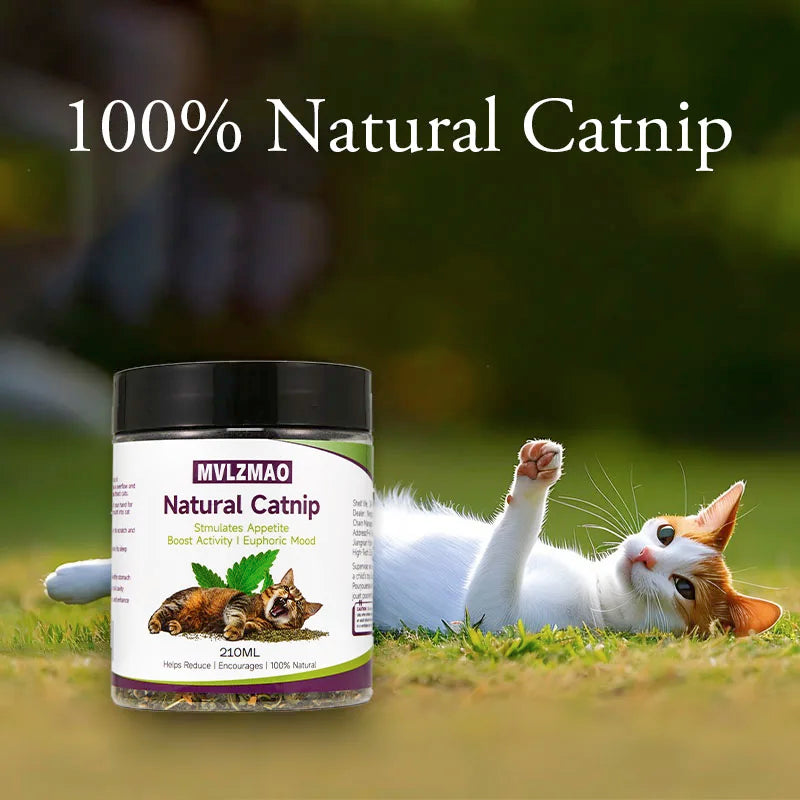 Katzenspielzeug – Silvervine-Katzenminze für Katzen, 100 % natürliche Katzenminze, Katzenminze, Kräutertee, lose Blätter, 210 ml, sicher für alle Katzenalter, Heimtierbedarf