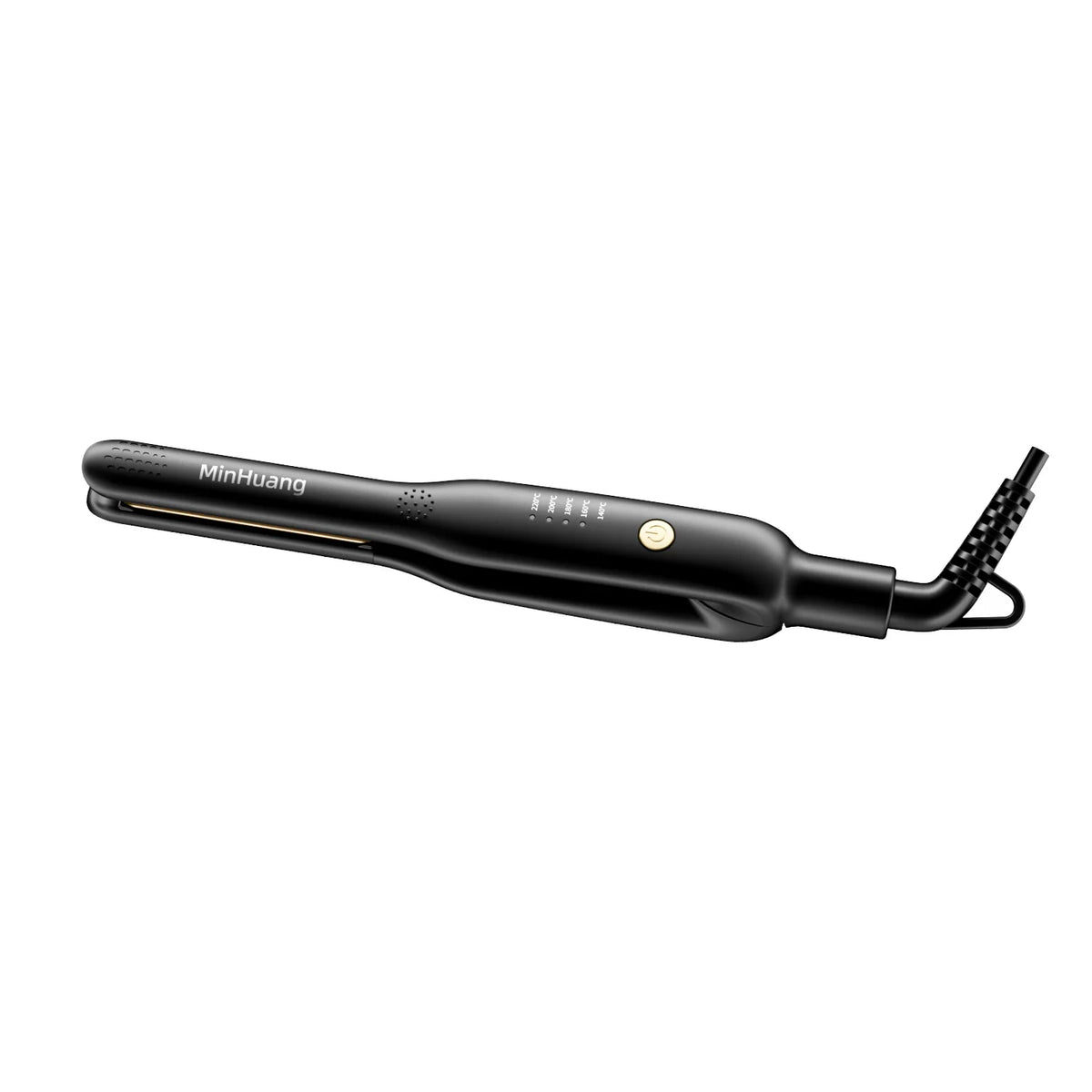 Professioneller Herren-Haarglätter 2-in-1 Glätten und Locken 13mm Schmales Glättblech Schnelle Aufheizung Negative Ionen 72H Haltbarkeit Tragbar