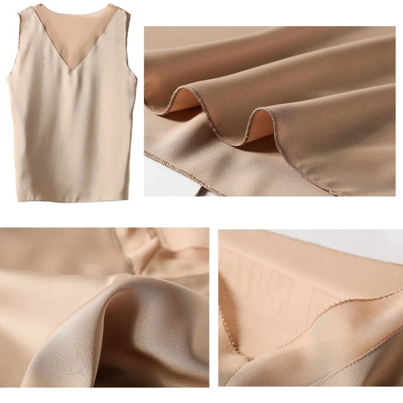 modische Sommer-elegante Tunika für Damen, Hemden und Blusen, Schwarz, Vintage-Büro, Kunstsatin, Seide, Basic-Chiffon-Tops für Damen