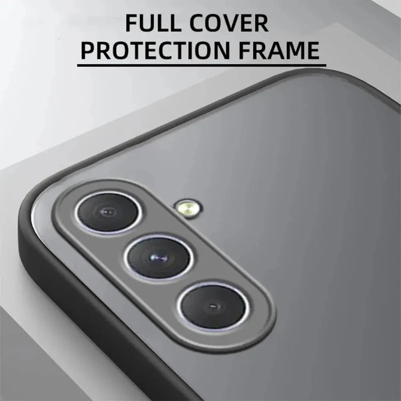 Luxus Matte Stoßfest Telefon Fall Für Samsung Galaxy A56 A52 A23 A14 A13 4G 5G A16 A25 A15 A55 A72 A33 A53 A73 A34 A54 Abdeckung